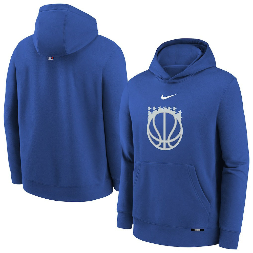 Nike - Orlando Magic Youth 2025/26 City Edition Club Fleece Pullover Hoodie - Royal