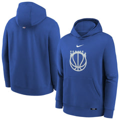 Nike - Orlando Magic Youth 2025/26 City Edition Club Fleece Pullover Hoodie - Royal