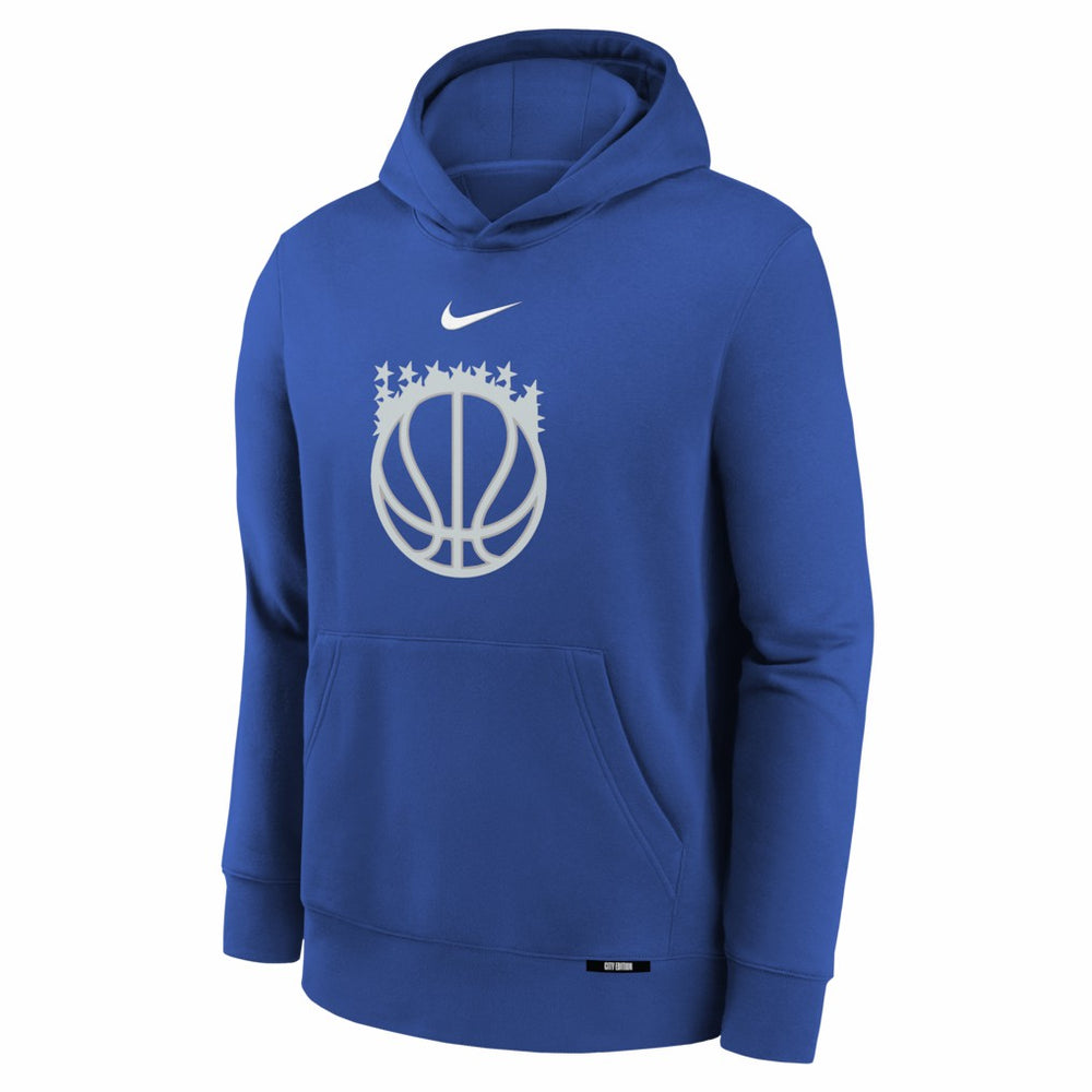 Nike - Orlando Magic Youth 2025/26 City Edition Club Fleece Pullover Hoodie - Royal