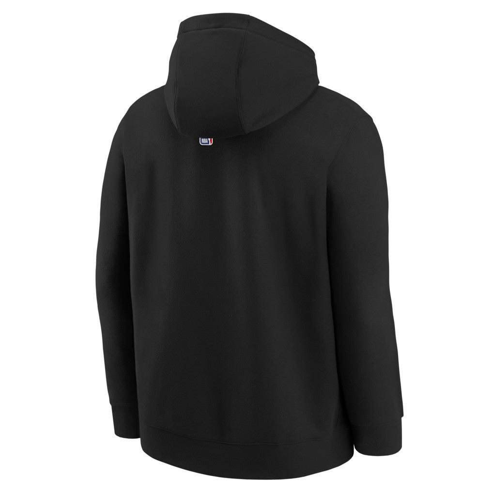 Nike - Brooklyn Nets Youth 2025/26 City Edition Club Fleece Pullover Hoodie - Black