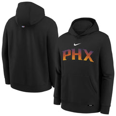 Nike - Phoenix Suns Youth 2025/26 City Edition Club Fleece Pullover Hoodie - Black