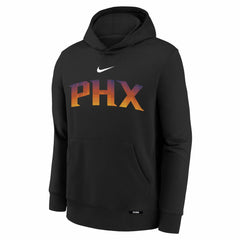 Nike - Phoenix Suns Youth 2025/26 City Edition Club Fleece Pullover Hoodie - Black
