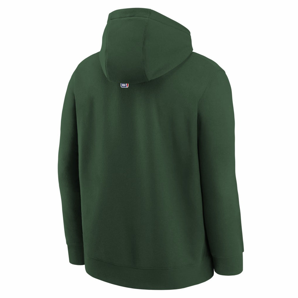 Nike - Milwaukee Bucks Youth 2025/26 City Edition Club Fleece Pullover Hoodie - Hunter Green