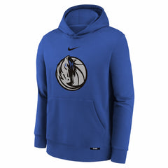 Nike - Dallas Mavericks Youth 2025/26 City Edition Club Fleece Pullover Hoodie - Royal