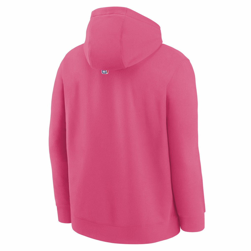 Nike - San Antonio Spurs Youth 2025/26 City Edition Club Fleece Pullover Hoodie - Pink