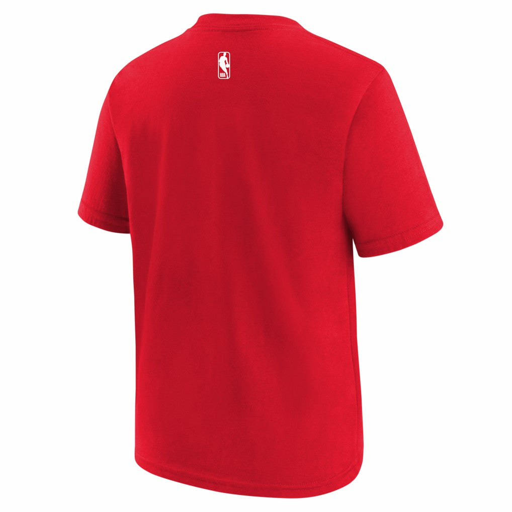 Nike - Houston Rockets Youth 2025/26 City Edition Max90 T-Shirt - Red/White