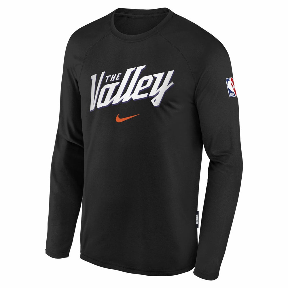 Nike - Phoenix Suns Youth 2025/26 City Edition Dri-Fit Long Sleeve Game Top - Black