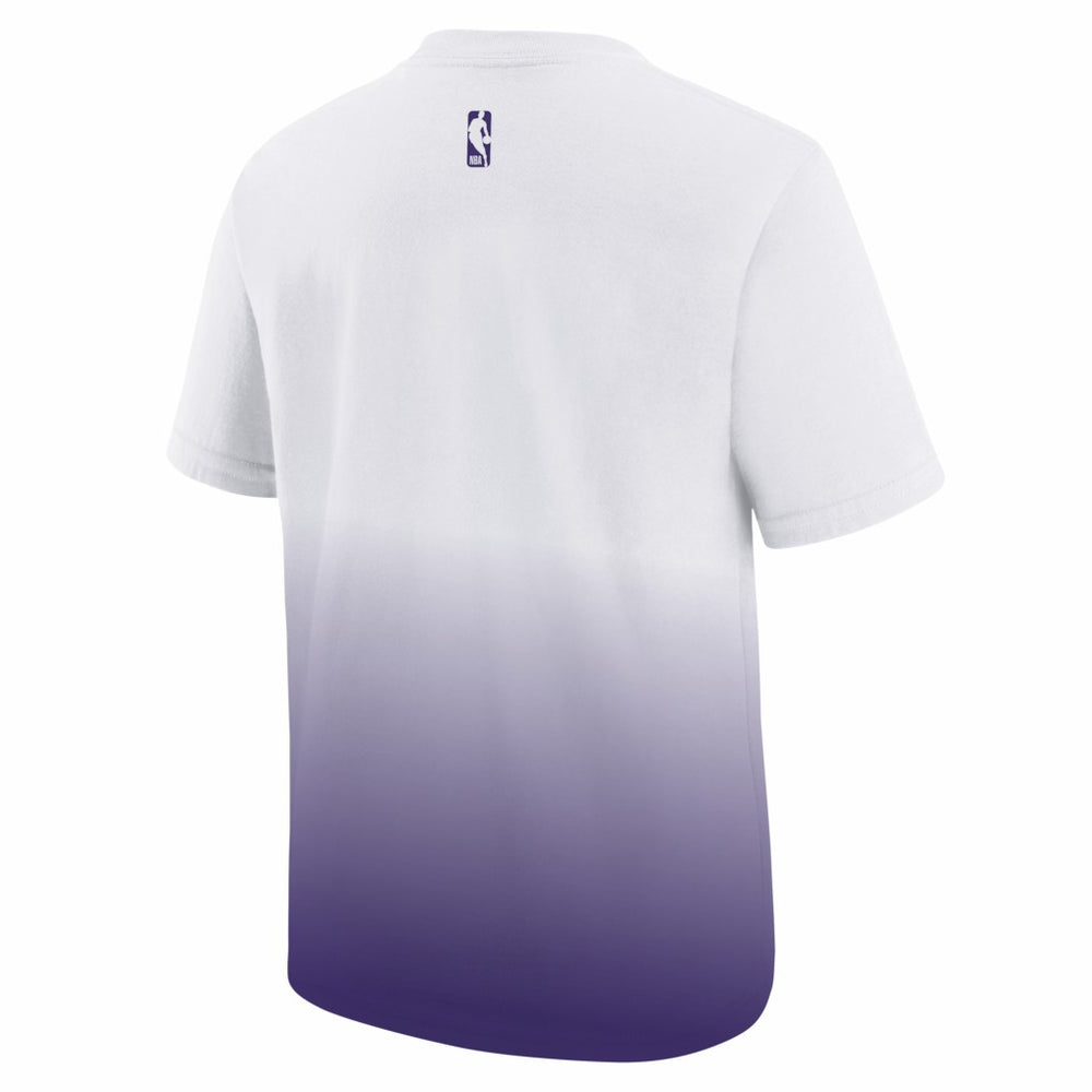 Nike - Los Angeles Lakers Youth 2025/26 City Edition Max90 T-Shirt - White/Purple