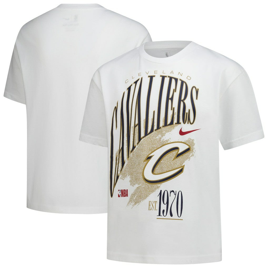 Nike - Cleveland Cavaliers Youth Hardwood Classics Champs Max90 T-Shirt - White