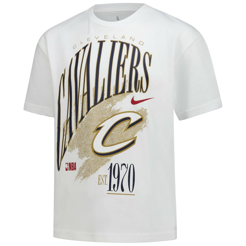 Nike - Cleveland Cavaliers Youth Hardwood Classics Champs Max90 T-Shirt - White
