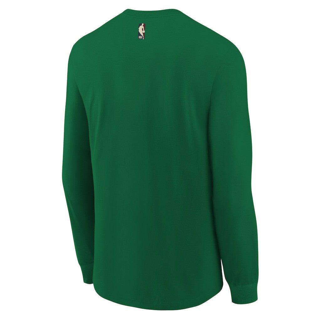 Nike - Dallas Mavericks Youth Hardwood Classics Essential Logo Max90 Long Sleeve T-Shirt - Green