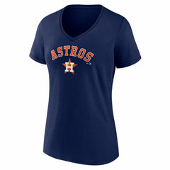 Houston Astros Women's Logo V-Neck T-Shirt Lifestyle