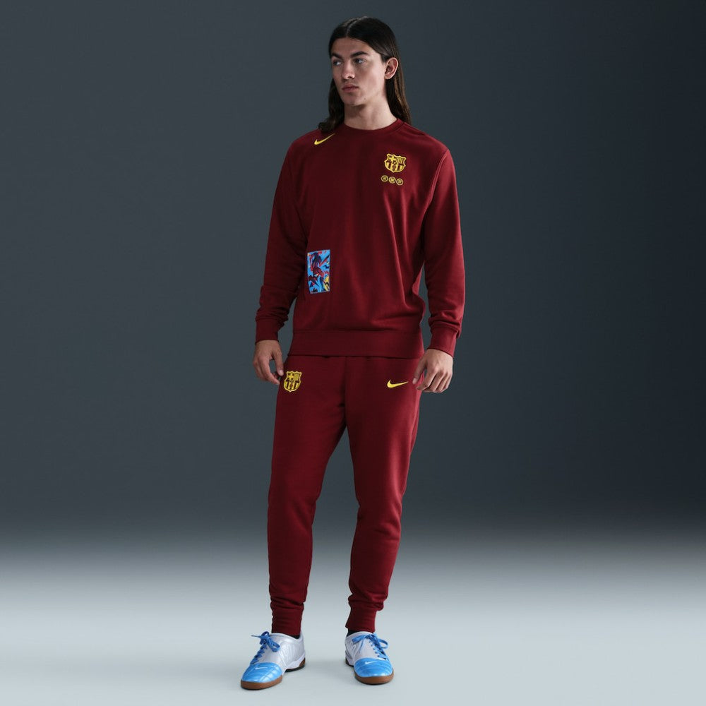 Nike Barcelona Special Edition Club Fleece Sweatshirt - Red
