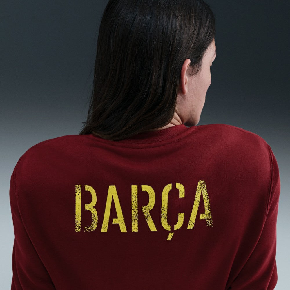 Nike Barcelona Special Edition Club Fleece Sweatshirt - Red