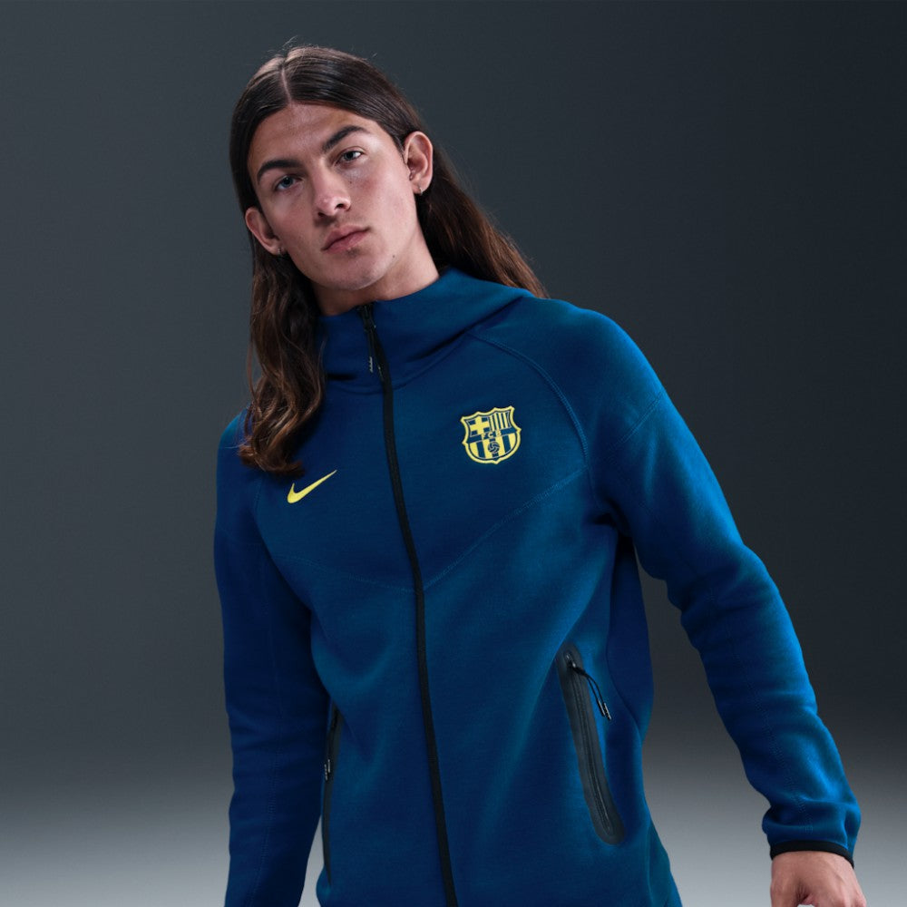 Nike Barcelona Special Edition Full-Zip Tech Fleece Jacket - Blue