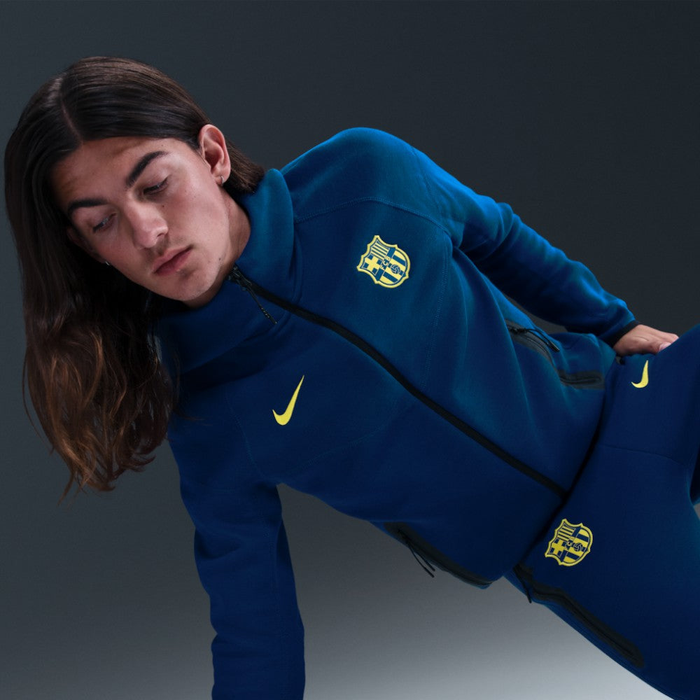 Nike Barcelona Special Edition Full-Zip Tech Fleece Jacket - Blue