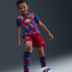 Nike Barcelona Preschool 2025/26 Fourth Stadium Kit Set - Blue/Red