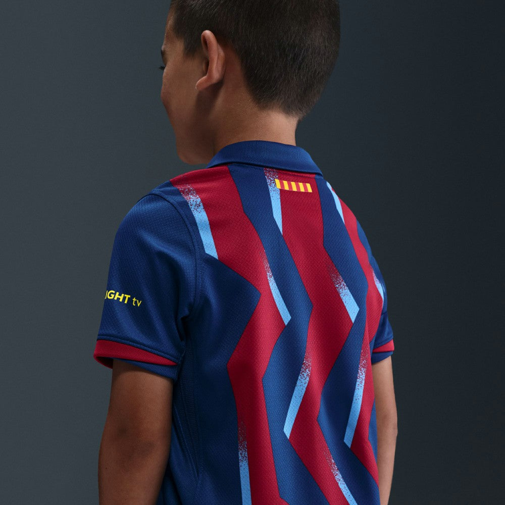 Nike Barcelona Preschool 2025/26 Fourth Stadium Kit Set - Blue/Red