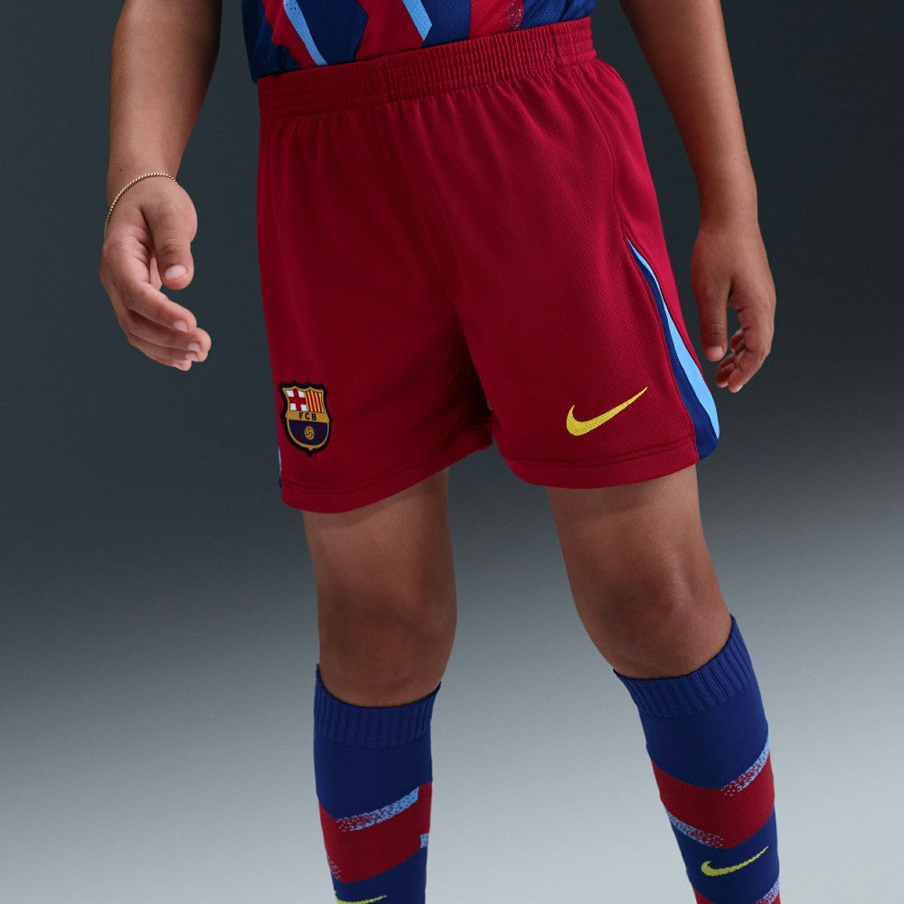 Nike Barcelona Preschool 2025/26 Fourth Stadium Kit Set - Blue/Red
