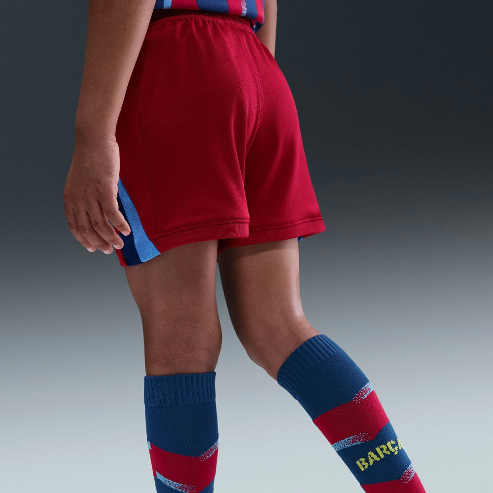 Nike Barcelona Preschool 2025/26 Fourth Stadium Kit Set - Blue/Red