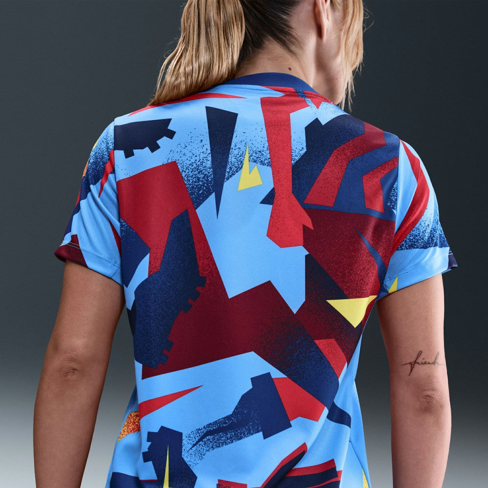 Nike Barcelona Women's 2025/26 Academy Pro Pre-Match Performance Dri-FIT Top - Blue