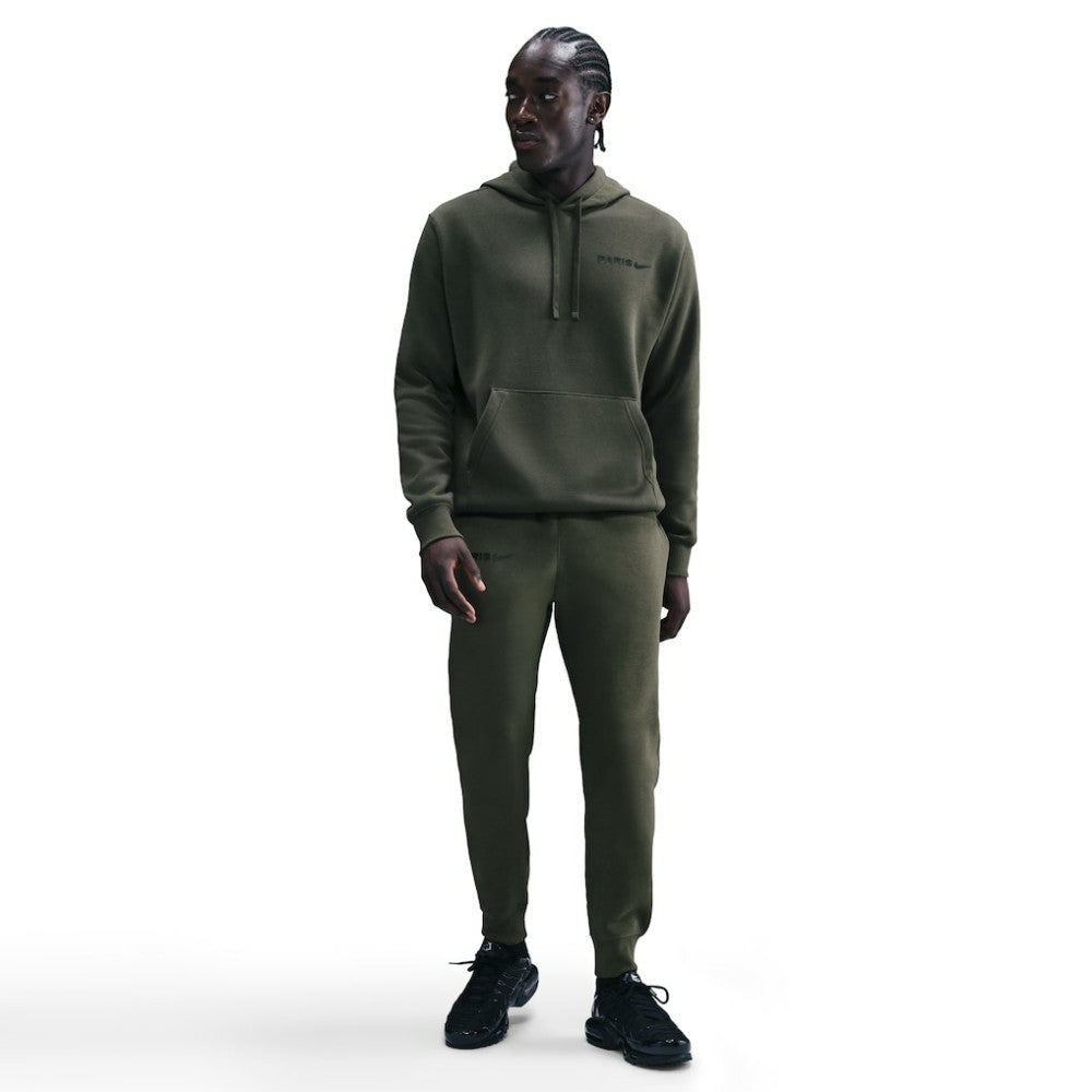 Nike Paris Saint-Germain Club Fleece Hoodie - Olive