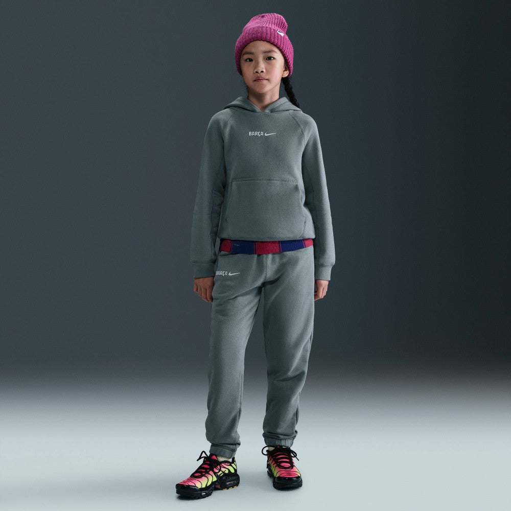 Nike Barcelona Youth Air Raglan Hoodie - Gray