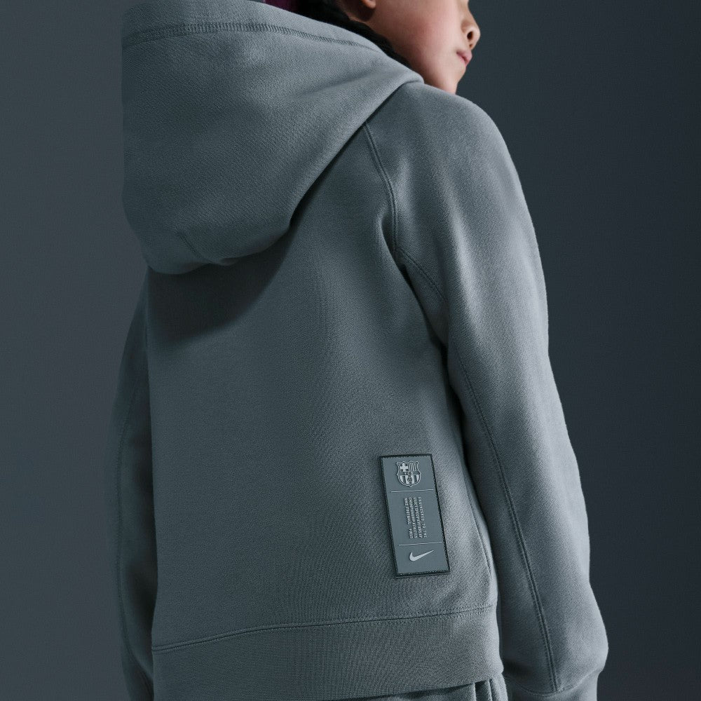 Nike Barcelona Youth Air Raglan Hoodie - Gray