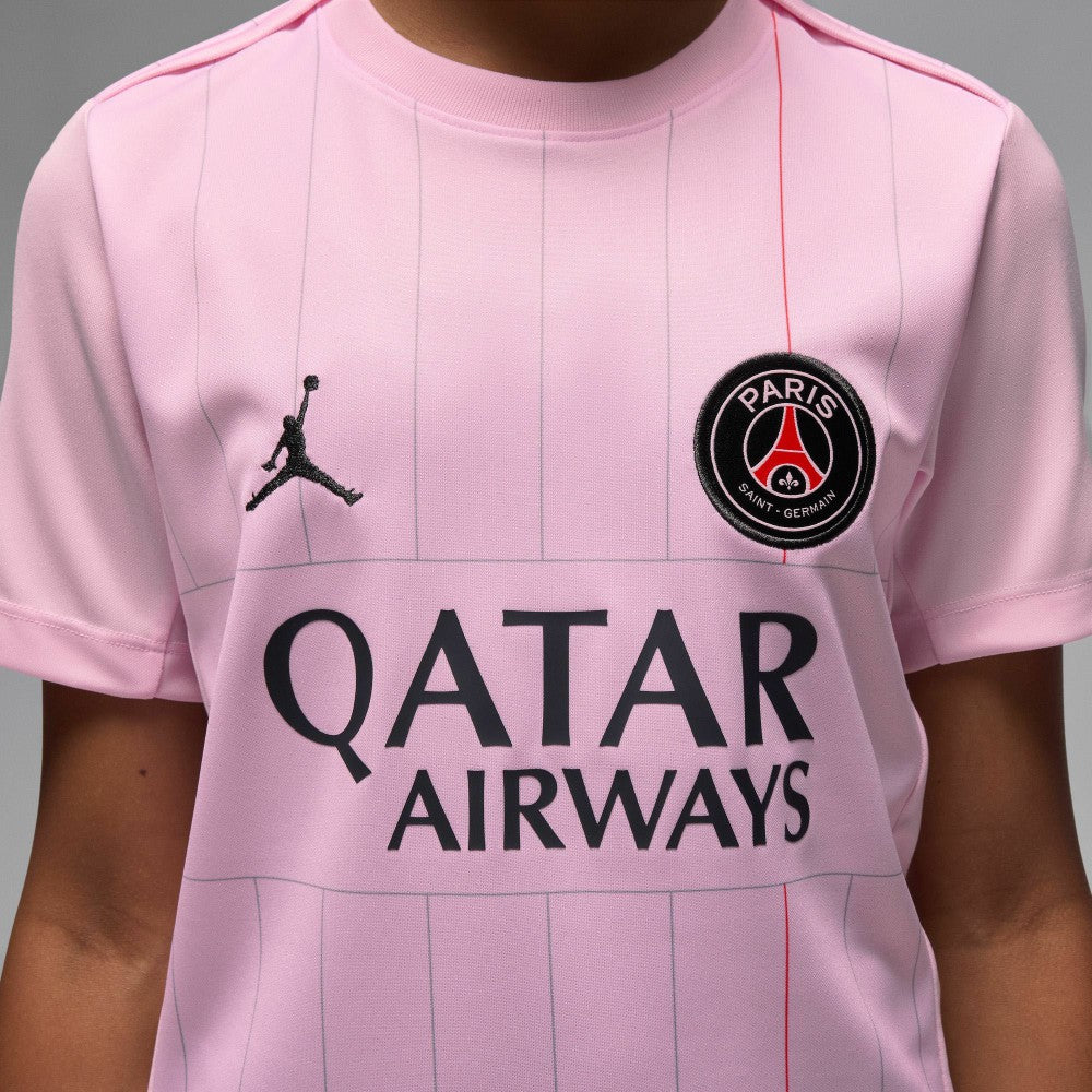 Jordan Paris Saint-Germain Jordan Brand Youth 2025/26 Fourth Academy Pro Pre-Match Top - Pink