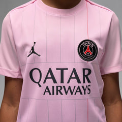 Jordan Paris Saint-Germain Jordan Brand Youth 2025/26 Fourth Academy Pro Pre-Match Top - Pink