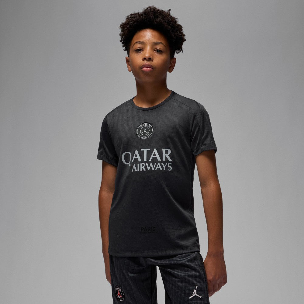 Jordan Paris Saint-Germain Jordan Brand Youth 2025/26 Strike Fourth Training Top - Black