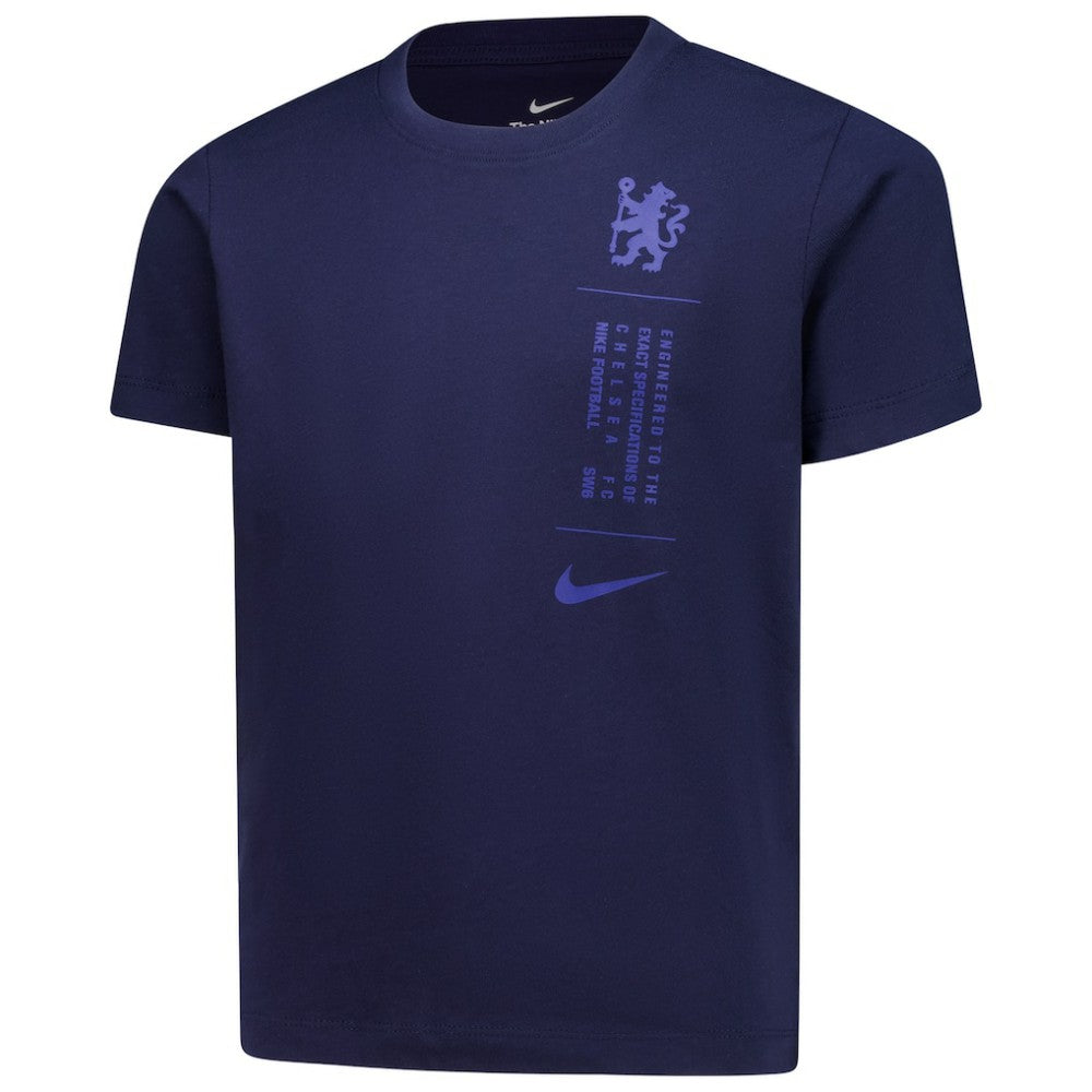 Nike Chelsea Youth T-Shirts - Navy