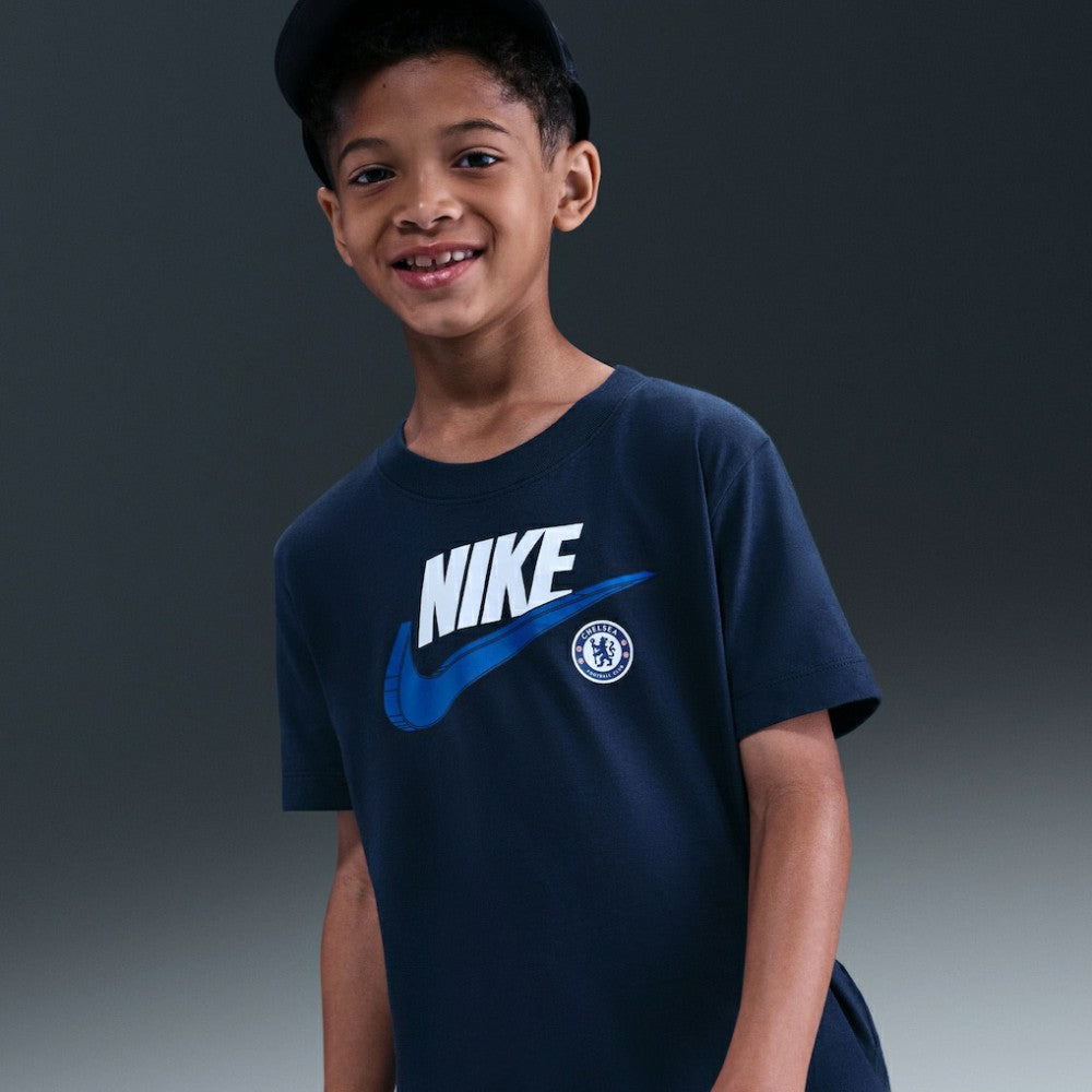 Nike Chelsea Youth Club T-Shirts - Navy