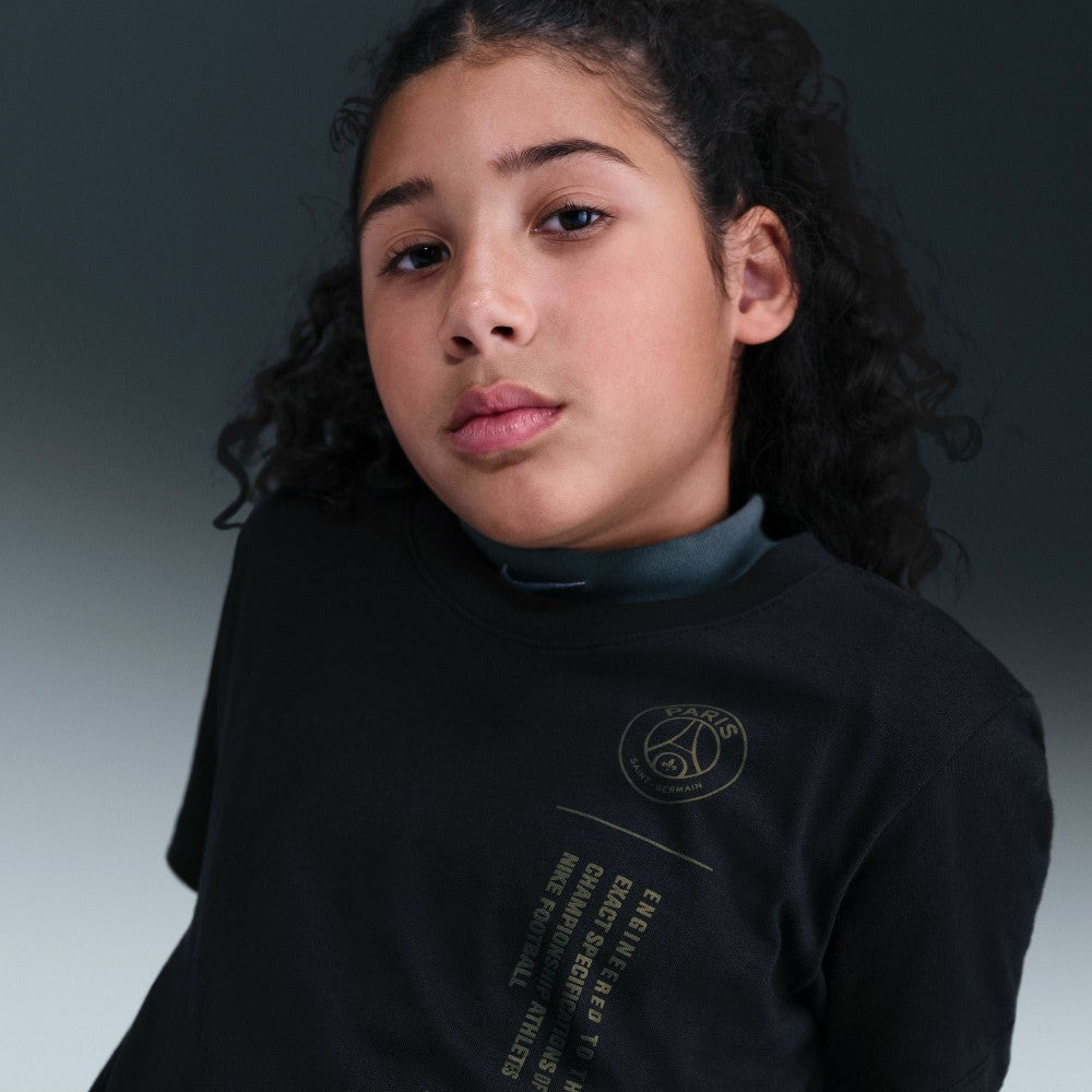Nike Paris Saint-Germain Youth T-Shirts - Black