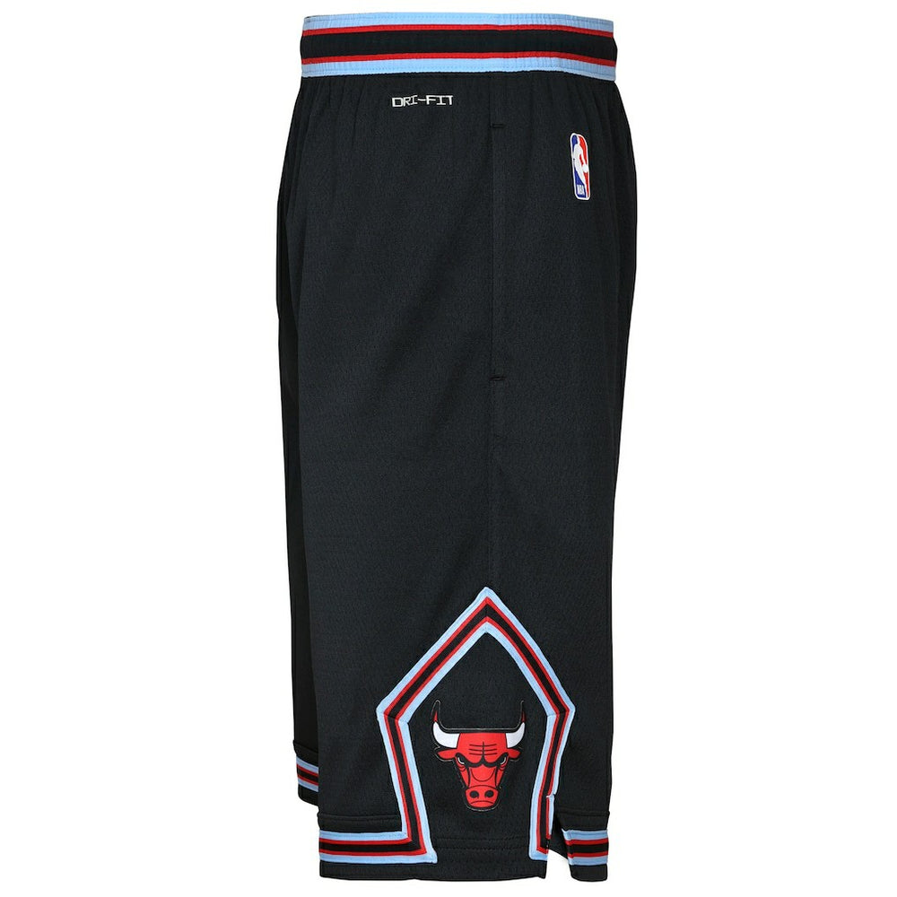 Nike - Chicago Bulls Youth 2025/26 City Edition Swingman Performance Shorts - Black