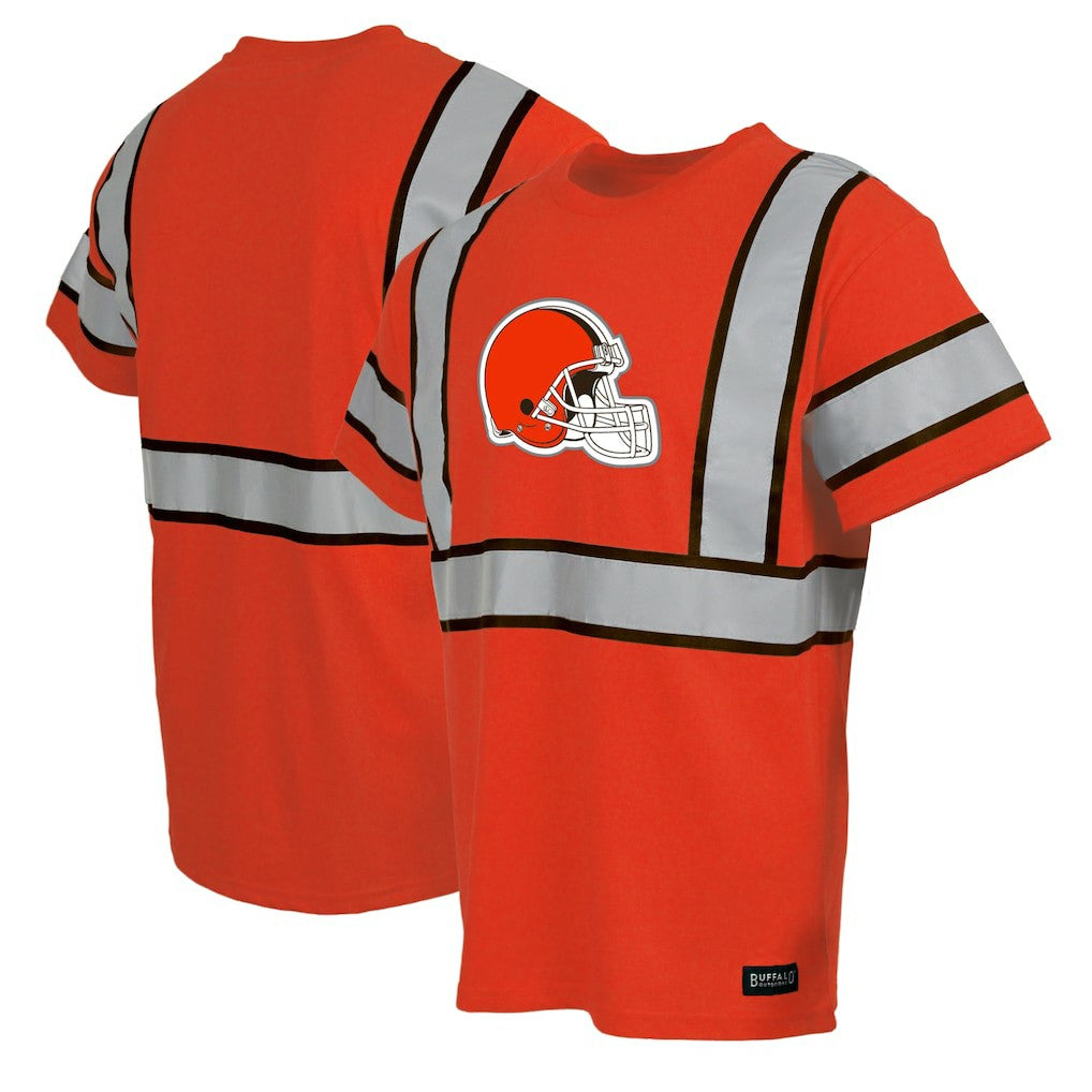Cleveland Browns Safety Heavyweight T-Shirt Orange - NFL