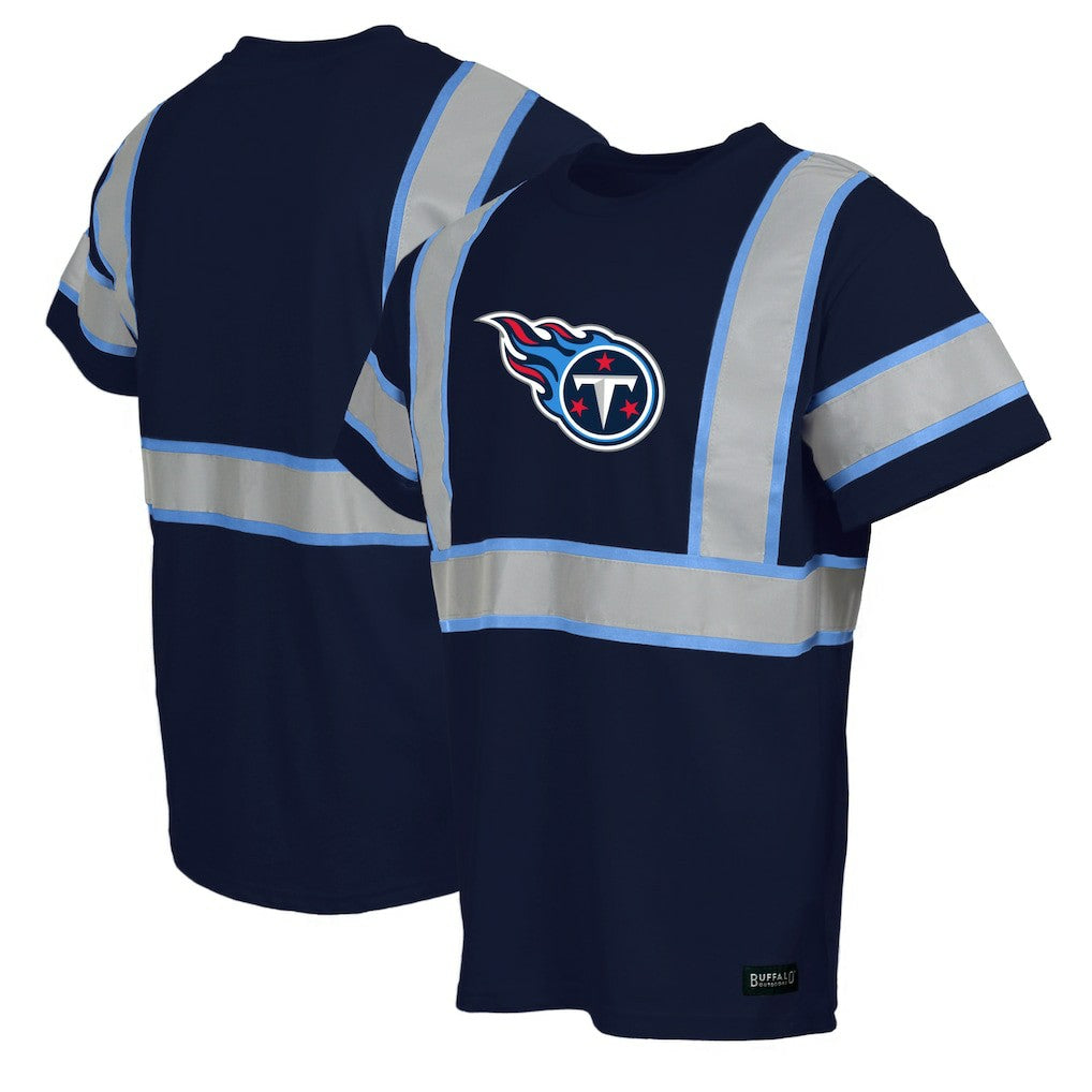 Tennessee Titans Safety Heavyweight T-Shirt Navy - NFL