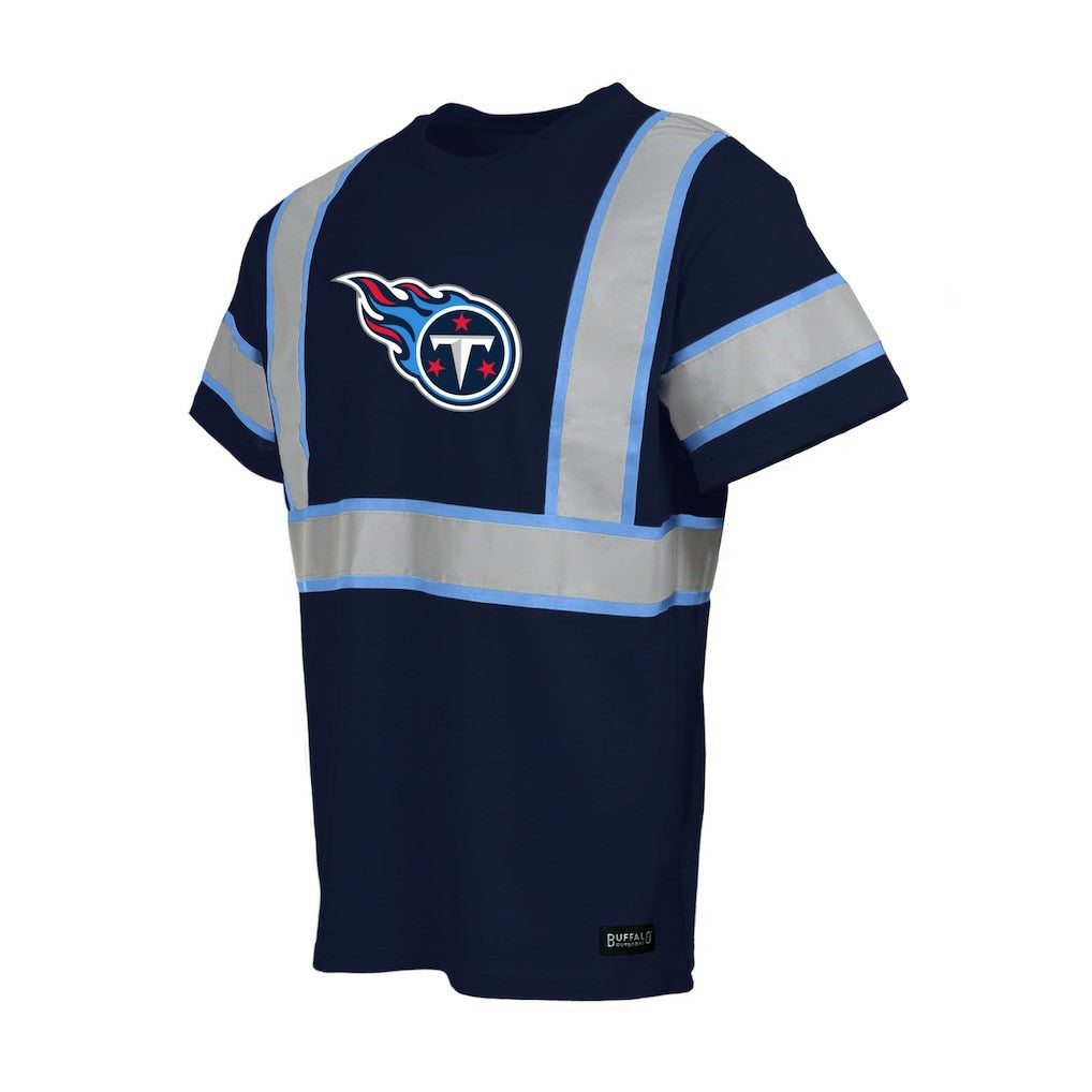 Tennessee Titans Safety Heavyweight T-Shirt Navy - NFL