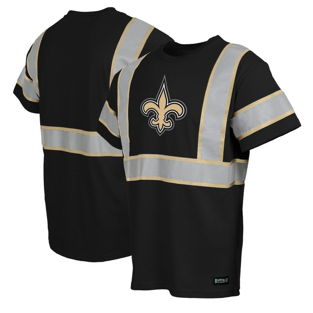 New Orleans Saints Safety Heavyweight T-Shirt Black - NFL