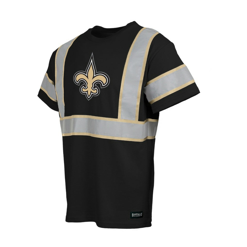 New Orleans Saints Safety Heavyweight T-Shirt Black - NFL