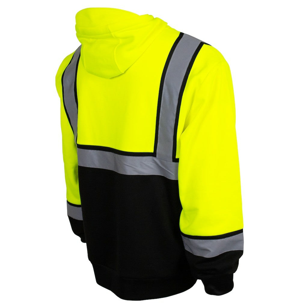 New Orleans Saints High-Visibility Safety Hooded Sweatshirt Yellow - NFL