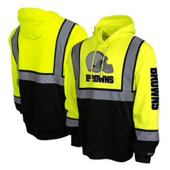 Cleveland Browns High-Visibility Safety Hooded Sweatshirt Yellow - NFL