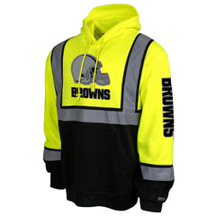 Cleveland Browns High-Visibility Safety Hooded Sweatshirt Yellow - NFL