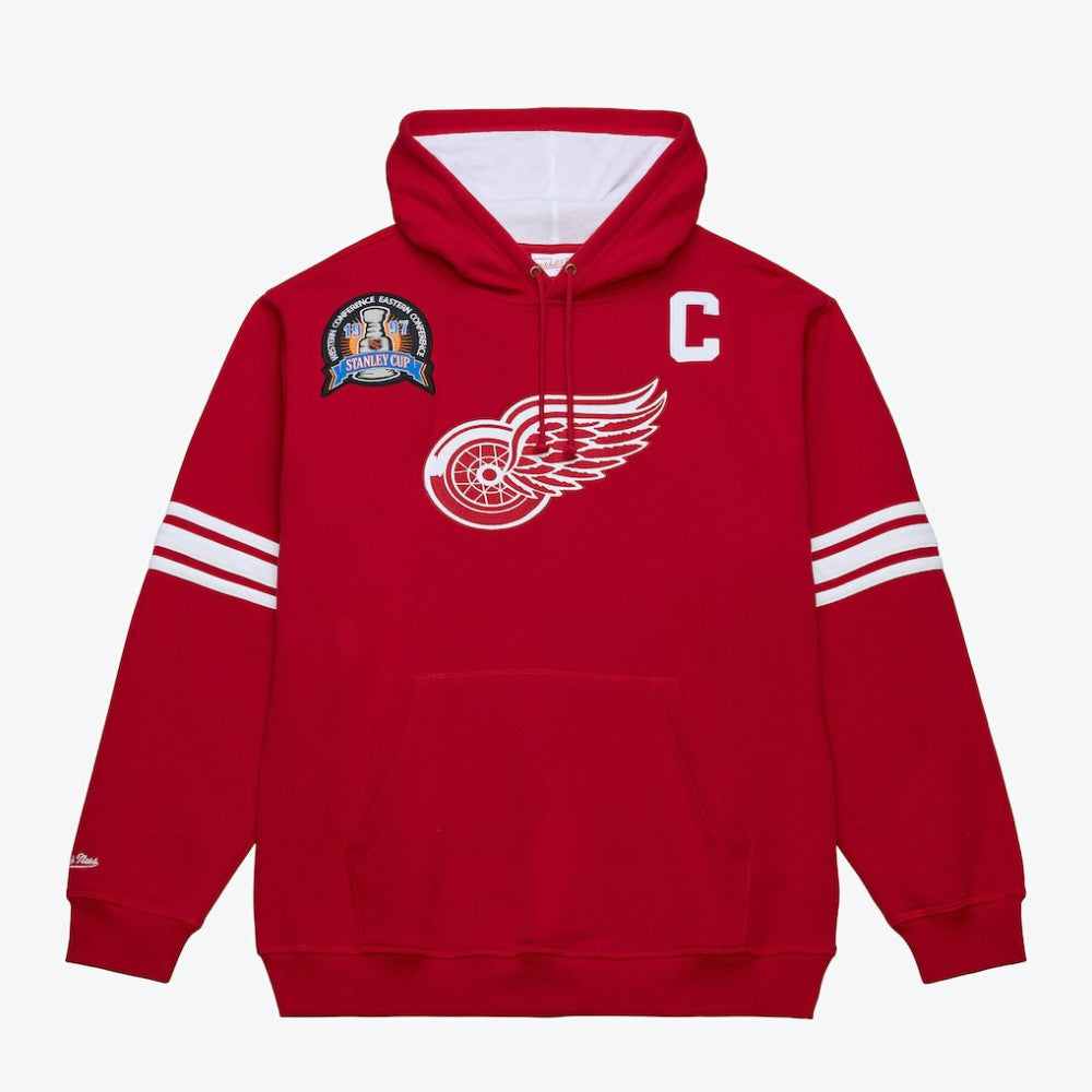 Steve Yzerman Detroit Red Wings - Mitchell & Ness 1997 Name & Number Premium Pullover Hoodie Scarlet