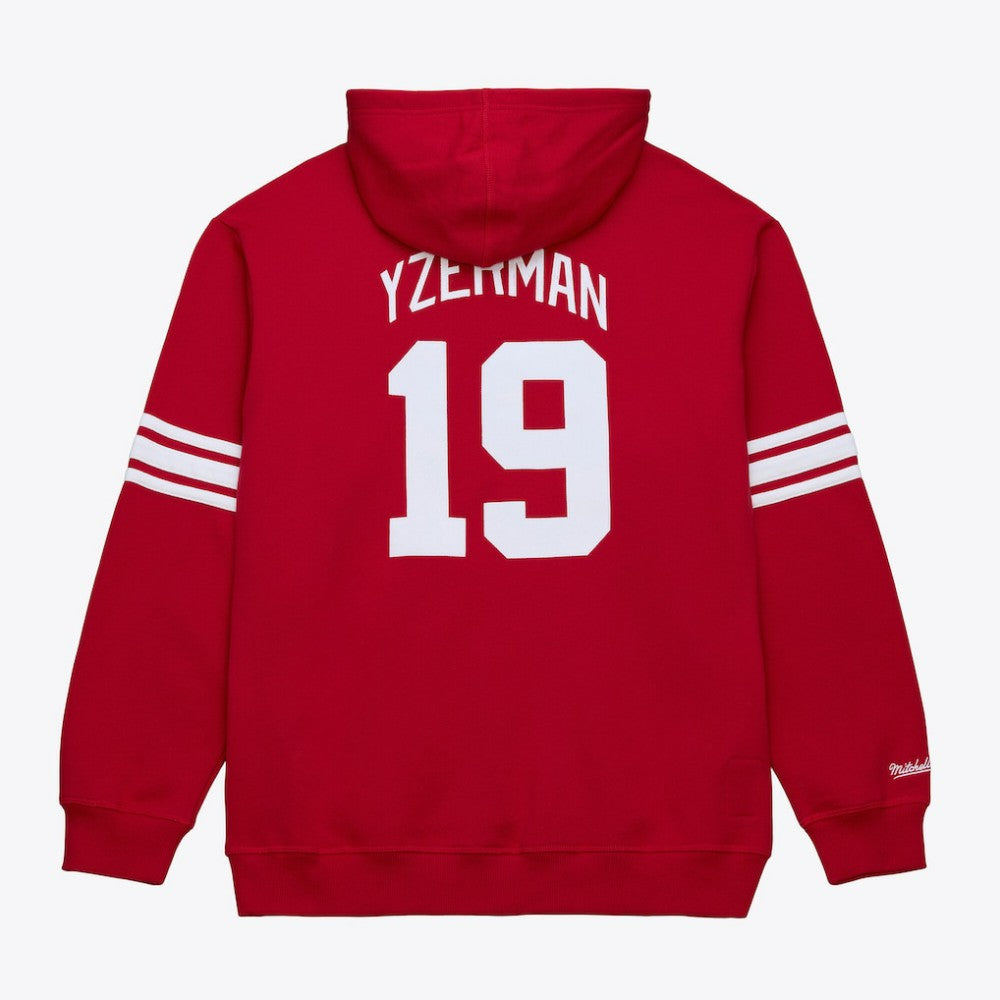 Steve Yzerman Detroit Red Wings - Mitchell & Ness 1997 Name & Number Premium Pullover Hoodie Scarlet