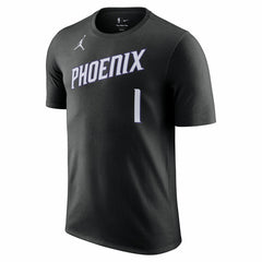 NBA - Devin Booker Phoenix Suns Jordan Brand Unisex Name & Number T-Shirt - Statement Edition - Black