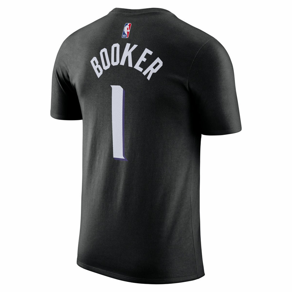 NBA - Devin Booker Phoenix Suns Jordan Brand Unisex Name & Number T-Shirt - Statement Edition - Black