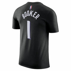 NBA - Devin Booker Phoenix Suns Jordan Brand Unisex Name & Number T-Shirt - Statement Edition - Black