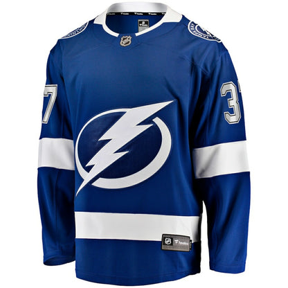 Yanni Gourde Tampa Bay Lightning Fanatics Home Breakaway Jersey - Blue | NHL Jerseys