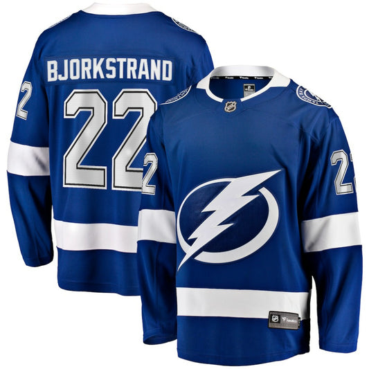 Oliver Bjorkstrand Tampa Bay Lightning Fanatics Home Breakaway Jersey - Blue | NHL Jerseys